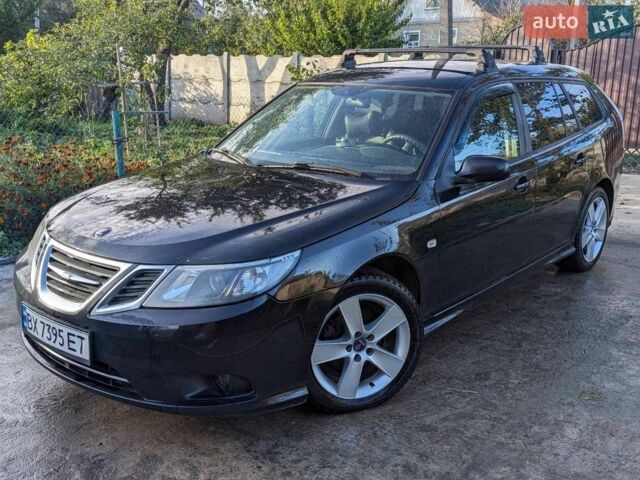 Черный Сааб 9-3, объемом двигателя 1.9 л и пробегом 339 тыс. км за 5400 $, фото 1 на Automoto.ua