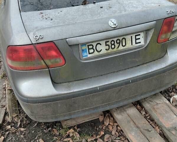 Серый Сааб 9-3, объемом двигателя 2 л и пробегом 160 тыс. км за 2500 $, фото 1 на Automoto.ua