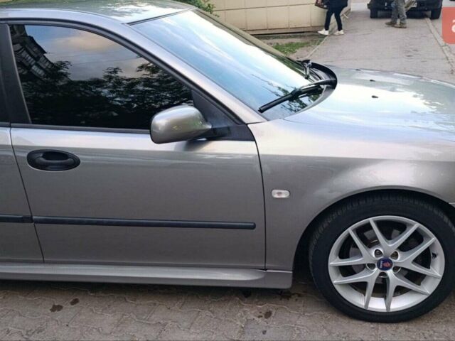 Серый Сааб 9-3, объемом двигателя 2 л и пробегом 244 тыс. км за 7000 $, фото 1 на Automoto.ua