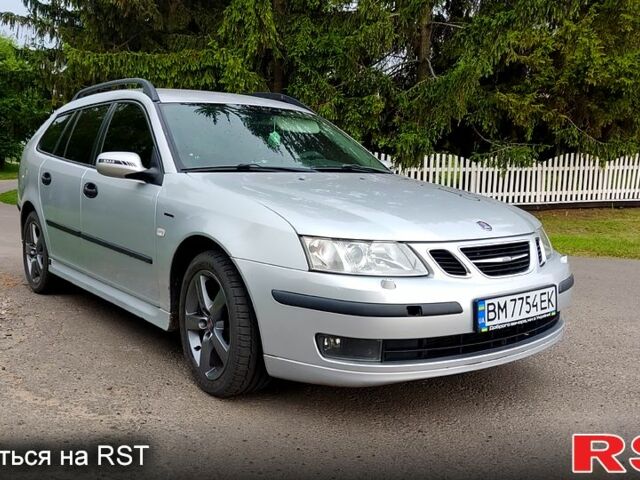 Серый Сааб 9-3, объемом двигателя 1.9 л и пробегом 300 тыс. км за 5500 $, фото 1 на Automoto.ua
