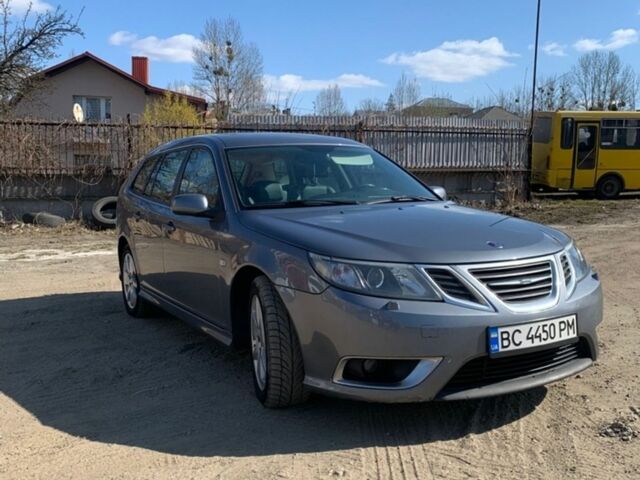 Серый Сааб 9-3, объемом двигателя 1.9 л и пробегом 328 тыс. км за 7000 $, фото 1 на Automoto.ua