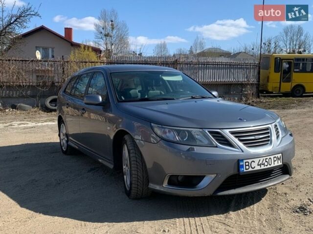 Серый Сааб 9-3, объемом двигателя 1.9 л и пробегом 328 тыс. км за 7300 $, фото 1 на Automoto.ua