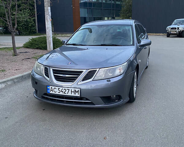 Серый Сааб 9-3, объемом двигателя 2 л и пробегом 280 тыс. км за 7100 $, фото 1 на Automoto.ua