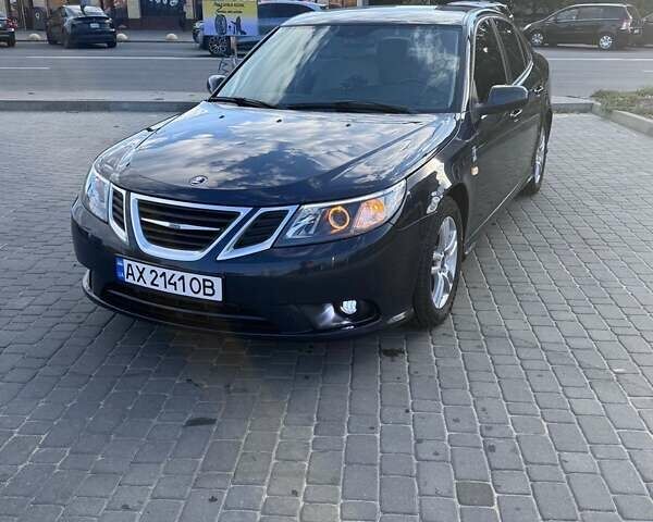 Синий Сааб 9-3, объемом двигателя 2 л и пробегом 128 тыс. км за 9000 $, фото 1 на Automoto.ua