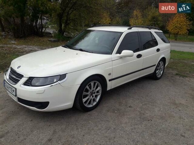 Белый Сааб 9-5, объемом двигателя 1.9 л и пробегом 360 тыс. км за 4900 $, фото 1 на Automoto.ua