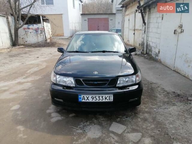 Черный Сааб 9-5, объемом двигателя 2.29 л и пробегом 297 тыс. км за 3900 $, фото 1 на Automoto.ua