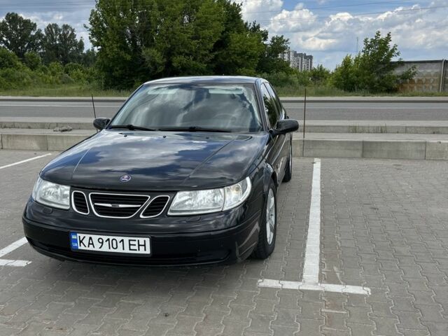 Черный Сааб 9-5, объемом двигателя 2.3 л и пробегом 253 тыс. км за 3500 $, фото 1 на Automoto.ua