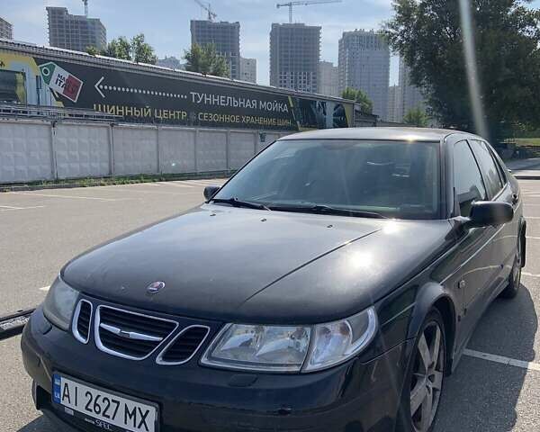 Черный Сааб 9-5, объемом двигателя 2.3 л и пробегом 302 тыс. км за 5000 $, фото 1 на Automoto.ua