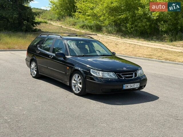 Черный Сааб 9-5, объемом двигателя 3 л и пробегом 333 тыс. км за 3700 $, фото 1 на Automoto.ua