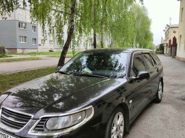 Черный Сааб 9-5, объемом двигателя 2 л и пробегом 416 тыс. км за 3850 $, фото 1 на Automoto.ua