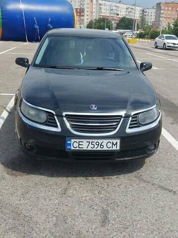 Черный Сааб 9-5, объемом двигателя 1.99 л и пробегом 312 тыс. км за 4200 $, фото 1 на Automoto.ua