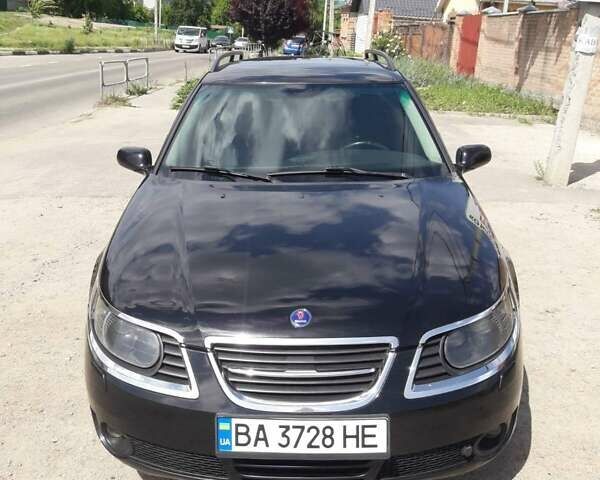 Черный Сааб 9-5, объемом двигателя 2.29 л и пробегом 218 тыс. км за 5999 $, фото 1 на Automoto.ua