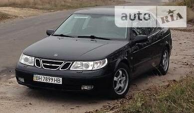 Чорний Сааб 9-5, об'ємом двигуна 2.3 л та пробігом 242 тис. км за 4800 $, фото 1 на Automoto.ua