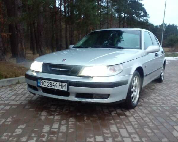 Серый Сааб 9-5, объемом двигателя 2 л и пробегом 344 тыс. км за 2200 $, фото 1 на Automoto.ua