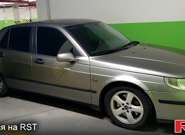 Серый Сааб 9-5, объемом двигателя 3 л и пробегом 290 тыс. км за 6000 $, фото 1 на Automoto.ua