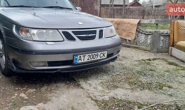 Серый Сааб 9-5, объемом двигателя 3 л и пробегом 347 тыс. км за 2000 $, фото 1 на Automoto.ua