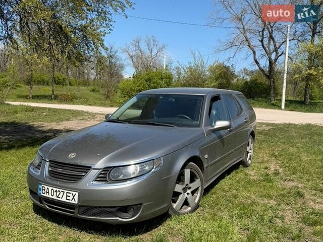Серый Сааб 9-5, объемом двигателя 1.91 л и пробегом 243 тыс. км за 5000 $, фото 1 на Automoto.ua