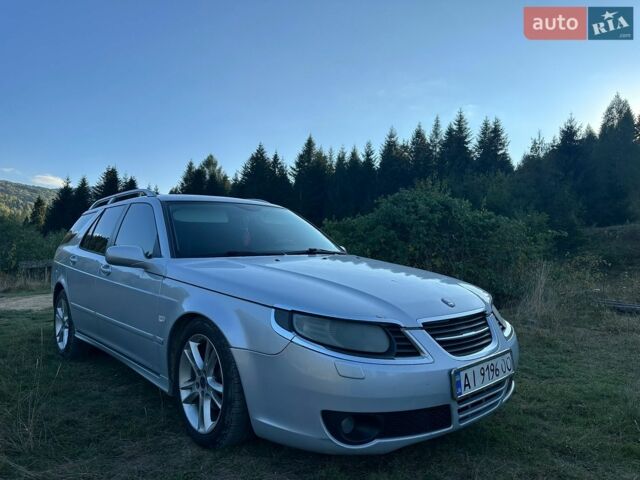 Серый Сааб 9-5, объемом двигателя 1.9 л и пробегом 430 тыс. км за 5500 $, фото 1 на Automoto.ua