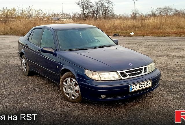 Синий Сааб 9-5, объемом двигателя 2.3 л и пробегом 340 тыс. км за 3200 $, фото 1 на Automoto.ua