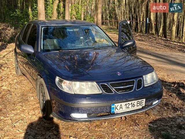 Синий Сааб 9-5, объемом двигателя 2.29 л и пробегом 480 тыс. км за 3000 $, фото 1 на Automoto.ua