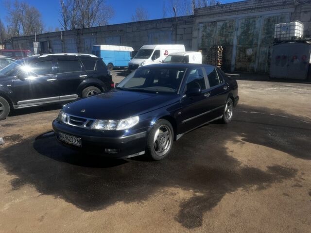Синий Сааб 9-5, объемом двигателя 2 л и пробегом 335 тыс. км за 3200 $, фото 1 на Automoto.ua