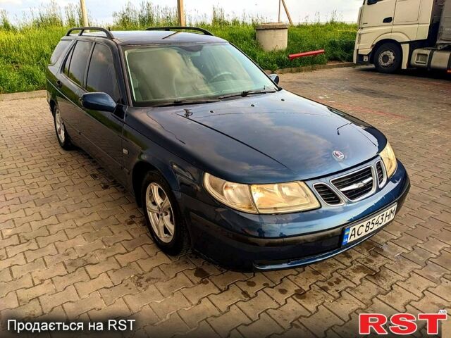 Синий Сааб 9-5, объемом двигателя 2 л и пробегом 480 тыс. км за 2450 $, фото 1 на Automoto.ua