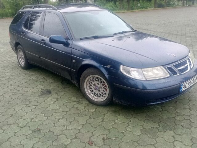 Синий Сааб 9-5, объемом двигателя 2 л и пробегом 490 тыс. км за 2800 $, фото 1 на Automoto.ua