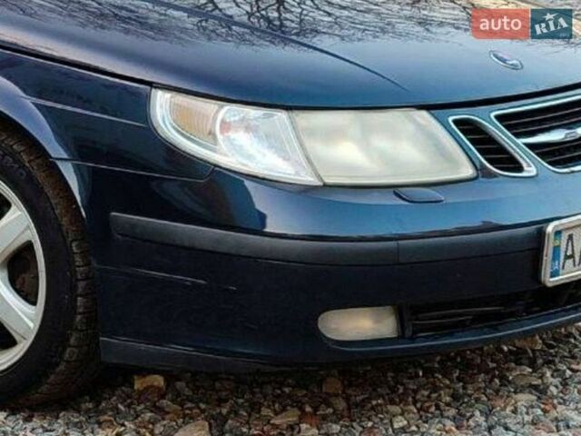 Синий Сааб 9-5, объемом двигателя 2.2 л и пробегом 320 тыс. км за 4300 $, фото 1 на Automoto.ua