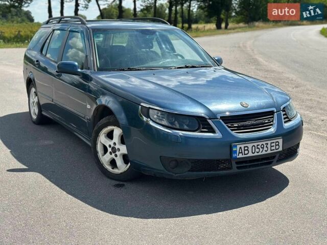 Синій Сааб 9-5, об'ємом двигуна 1.99 л та пробігом 304 тис. км за 3500 $, фото 1 на Automoto.ua