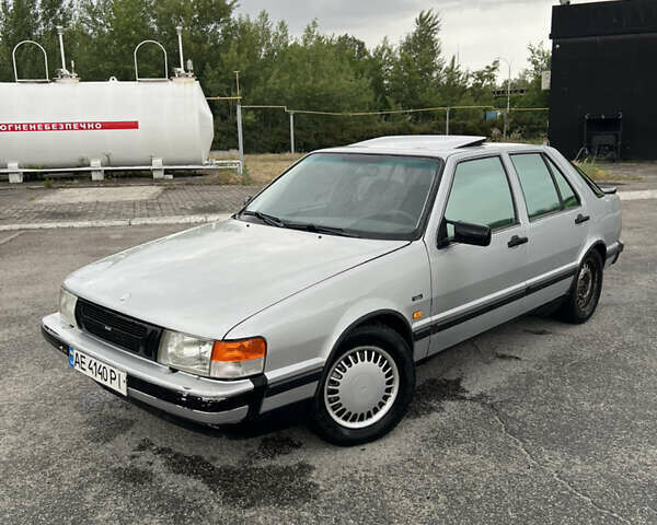 Серый Сааб 9000, объемом двигателя 2 л и пробегом 350 тыс. км за 1000 $, фото 1 на Automoto.ua
