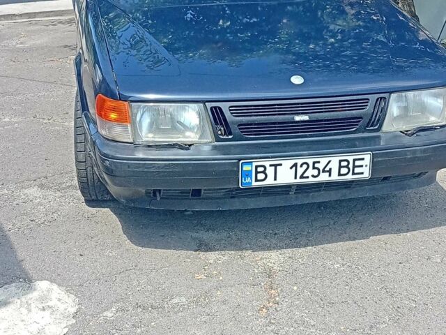 Синий Сааб 9000, объемом двигателя 2 л и пробегом 432 тыс. км за 1566 $, фото 1 на Automoto.ua