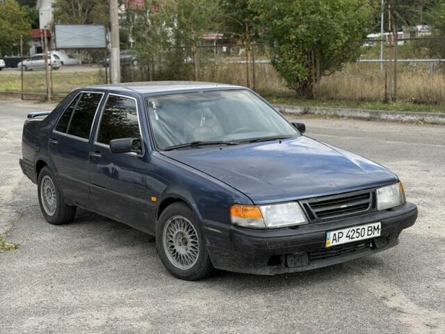Синий Сааб 9000, объемом двигателя 2.3 л и пробегом 300 тыс. км за 402 $, фото 1 на Automoto.ua