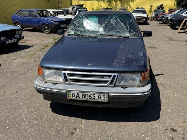 Синий Сааб 9000, объемом двигателя 0 л и пробегом 200 тыс. км за 400 $, фото 1 на Automoto.ua