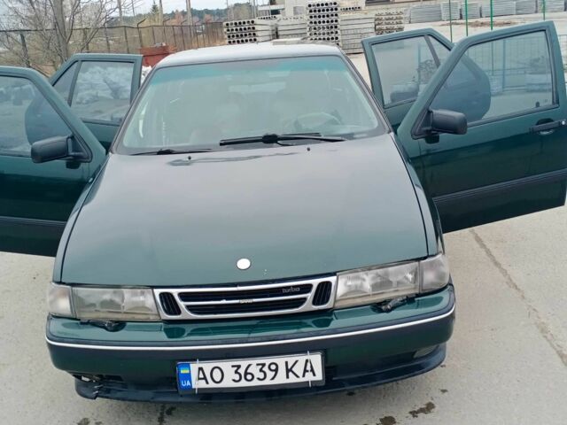Зеленый Сааб 9000, объемом двигателя 0.23 л и пробегом 170 тыс. км за 3200 $, фото 1 на Automoto.ua