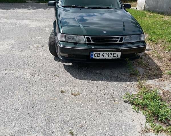 Зеленый Сааб 9000, объемом двигателя 2.3 л и пробегом 298 тыс. км за 2000 $, фото 1 на Automoto.ua