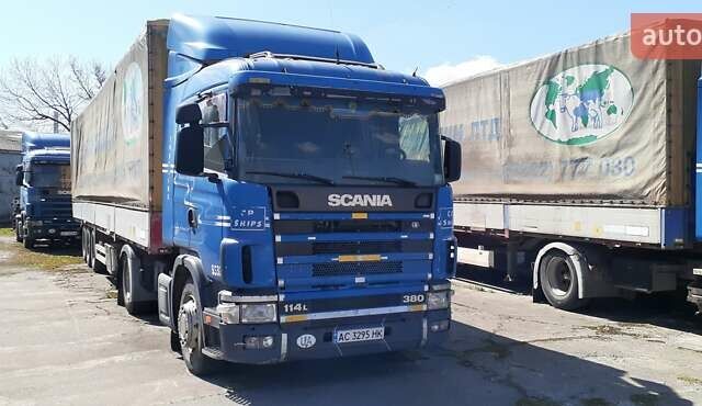 Синий Сканиа 114, объемом двигателя 10.6 л и пробегом 700 тыс. км за 6000 $, фото 1 на Automoto.ua