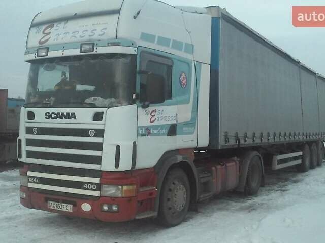 Белый Сканиа 124, объемом двигателя 11.7 л и пробегом 120 тыс. км за 7000 $, фото 1 на Automoto.ua