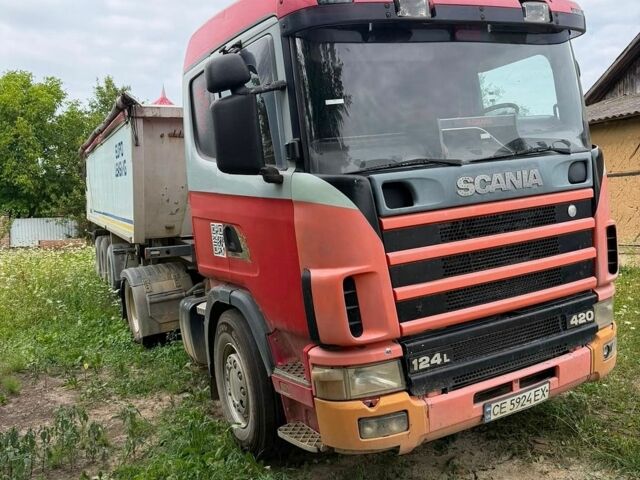 Красный Сканиа 124, объемом двигателя 11.71 л и пробегом 700 тыс. км за 14000 $, фото 1 на Automoto.ua