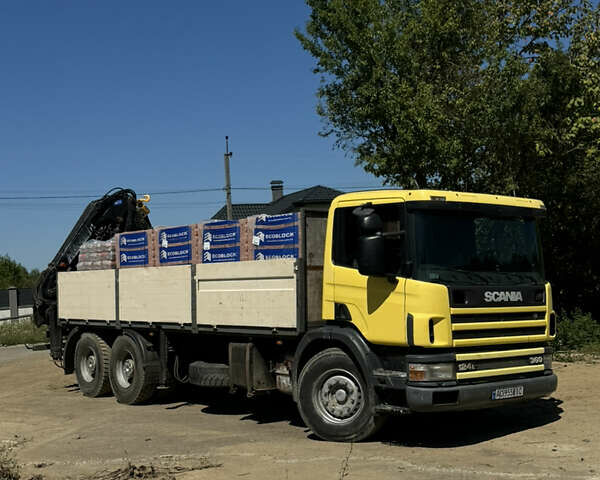 Желтый Сканиа 124, объемом двигателя 11.97 л и пробегом 767 тыс. км за 37000 $, фото 1 на Automoto.ua