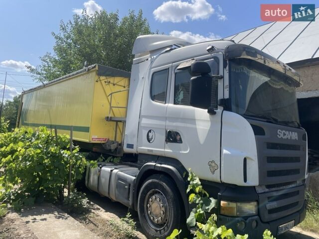 Белый Сканиа Р 380, объемом двигателя 10.6 л и пробегом 900 тыс. км за 18000 $, фото 1 на Automoto.ua