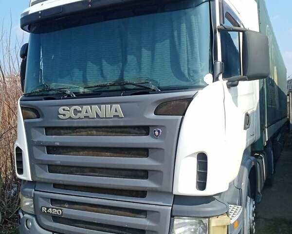 Белый Сканиа Р 420, объемом двигателя 11.71 л и пробегом 965 тыс. км за 16399 $, фото 1 на Automoto.ua