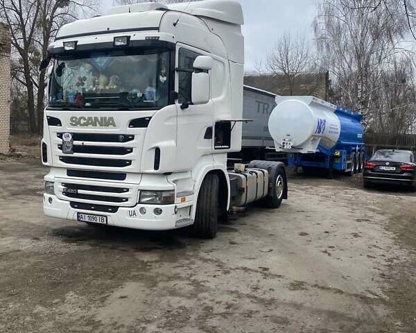 Белый Сканиа Р 420, объемом двигателя 11.71 л и пробегом 1 тыс. км за 16000 $, фото 1 на Automoto.ua