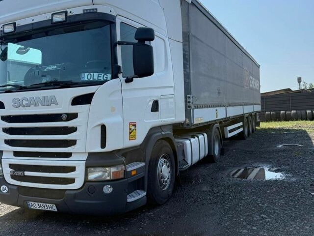 Белый Сканиа Р 420, объемом двигателя 11.71 л и пробегом 1 тыс. км за 12500 $, фото 1 на Automoto.ua