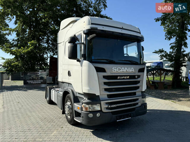 Белый Сканиа Р 420, объемом двигателя 12 л и пробегом 955 тыс. км за 16800 $, фото 1 на Automoto.ua
