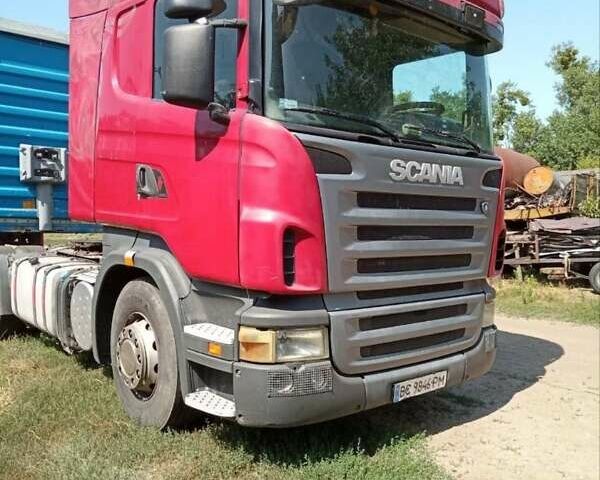 Красный Сканиа Р 420, объемом двигателя 11.71 л и пробегом 700 тыс. км за 16000 $, фото 1 на Automoto.ua