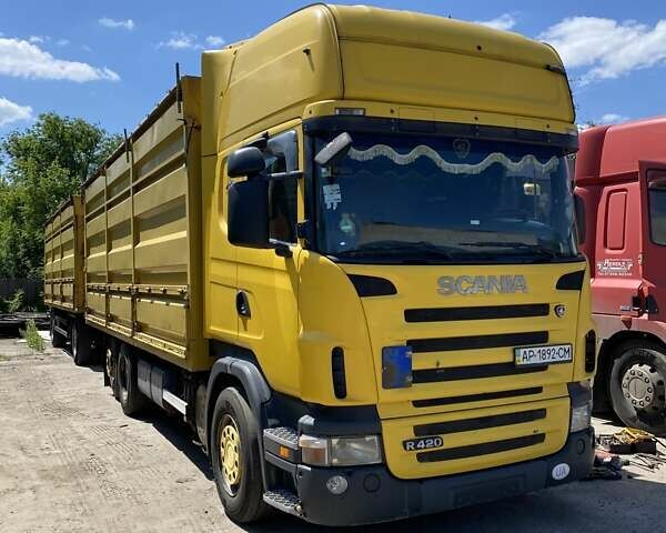 Желтый Сканиа Р 420, объемом двигателя 11.7 л и пробегом 1 тыс. км за 18424 $, фото 1 на Automoto.ua