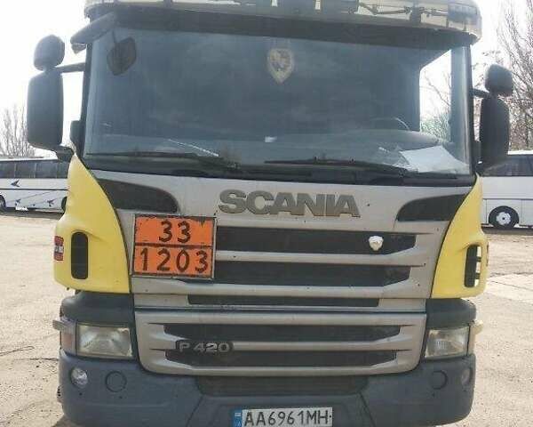 Желтый Сканиа Р 420, объемом двигателя 11.71 л и пробегом 1 тыс. км за 14300 $, фото 1 на Automoto.ua