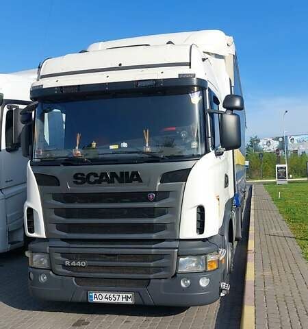 Белый Сканиа R 440, объемом двигателя 13 л и пробегом 1 тыс. км за 20500 $, фото 1 на Automoto.ua