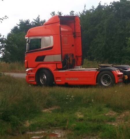 Оранжевый Сканиа R 440, объемом двигателя 12.74 л и пробегом 720 тыс. км за 32407 $, фото 1 на Automoto.ua