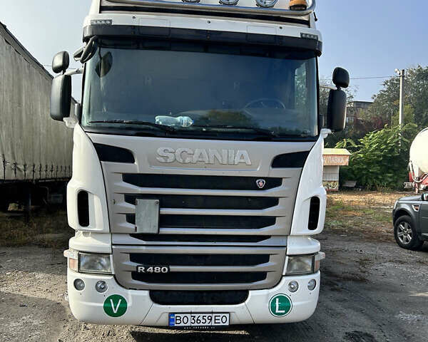 Белый Сканиа Р 480, объемом двигателя 12.74 л и пробегом 1 тыс. км за 13600 $, фото 1 на Automoto.ua